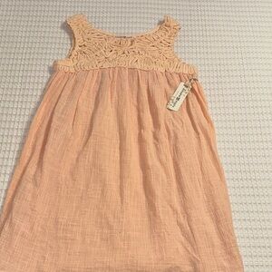 Altard state peach linen dress NWT size small